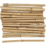 Bambusstock, L: 20 cm, Dicke 8-15 mm, 30 Stk/ 1 Pck
