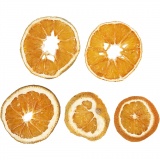 Orangenscheiben, D 40-60 mm, 5 Stk/ 1 Pck