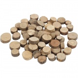 Holzscheibe, D 10-15 mm, 25 g/ 1 Pck