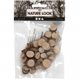 Holzscheibe, D 10-15 mm, 25 g/ 1 Pck