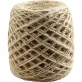 Natur-Hanfkordel, Dicke 1-2 mm, Natur, 150 m/ 1 Rolle