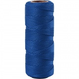 Bambuskordel, Dicke 1 mm, Blau, 65 m/ 1 Rolle