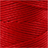 Bambuskordel, Dicke 1 mm, Rot, 65 m/ 1 Rolle