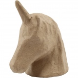 Einhorn-Kopf, H 18,5 cm, B 10 cm, 1 Stk