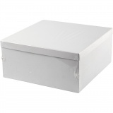 Mini-Deckelkartons - Sortiment, H 5 cm, D 10-12 cm, Weiß, 27 Stk/ 1 Pck