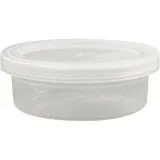Plastikdose mit Deckel, H 24 mm, D 68 mm, 45 ml, 20 Stk/ 1 Pck