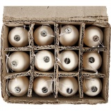 Eier, H 6 cm, 12 Stk/ 1 Box