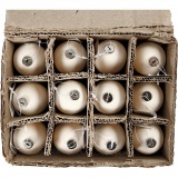 Eier, H 6 cm, 12 Stk/ 1 Pck