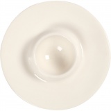Eierbecher, D 9,8 cm, Lochgröße 3,9 cm, Weiß, 12 Stk/ 1 Pck