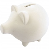 Sparschwein, H 11 cm, L 14 cm, 10 Stk/ 1 Pck