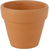 Blumentopf, H 8 cm, D 9 cm, 24 Stk/ 1 Pck
