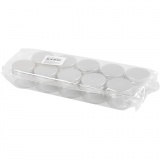 Kunststoffglas mit Schraubverschluss, H 35 mm, D 40 mm, 35 ml, 10 Stk/ 1 Pck