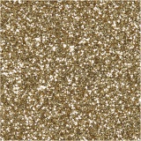 Geschenkanhänger, Größe 5x10 cm, Glitter, 300 g, Gold, 15 Stk/ 1 Pck