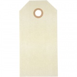 Manila-Anhänger, Größe 5x10 cm, 250 g, Creme, 1000 Stk/ 1 Pck