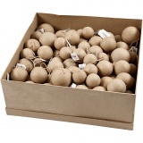 Weihnachtskugeln, D 4+5+6 cm, 3x35 Stk/ 1 Pck