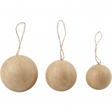 Weihnachtskugeln, D 4+5+6 cm, 3x35 Stk/ 1 Pck