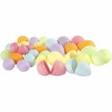 Eier, H 4,5+6 cm, D 3+4 cm, Pastellfarben, 720 Stk/ 1 Pck