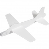 Flugzeug-Sortiment, L 19 cm, B 17,5 cm, Weiß, 2 Stk/ 1 Pck