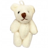 Mini-Teddybär , Größe 4x2,5 cm, 6 Stk/ 1 Pck