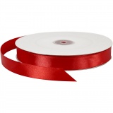 Satinband, B 20 mm, Rot, 100 m/ 1 Rolle