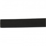 Lederband Imitat, B 10 mm, Dicke 3 mm, Schwarz, 1 m/ 1 Pck
