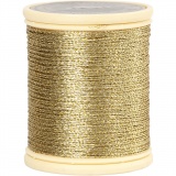 DMC Metallfaden, Dicke 0,36 mm, Gold, 40 m/ 1 Rolle