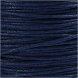 Baumwollband, Dicke 1 mm, Blau, 40 m/ 1 Rolle
