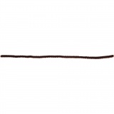 Chenilledraht, L 30 cm, Dicke 6 mm, Braun, 50 Stk/ 1 Pck