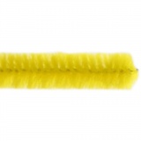Pfeifenreiniger, L 30 cm, Dicke 6 mm, Gelb, 50 Stk/ 1 Pck