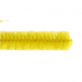 Chenilledraht, L 30 cm, Dicke 15 mm, Gelb, 15 Stk/ 1 Pck