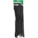 Chenilledraht, L 30 cm, Dicke 15 mm, Schwarz, 15 Stk/ 1 Pck