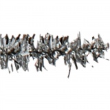 Chenilledraht, L 30 cm, Dicke 6 mm, Glitter, Silber, 24 Stk/ 1 Pck