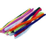 Chenilledraht, L 30 cm, Dicke 15 mm, Sortierte Farben, 200 sort./ 1 Pck