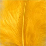Daunen, Größe 7-8 cm, Gelb, 50 g/ 1 Pck