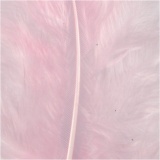 Daunen, Größe 5-12 cm, Rosa, 15 Stk/ 1 Pck