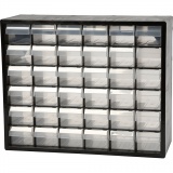 Schubladenregal, PC 36, Größe 33x40,7x14,1 cm, Lochgröße 60x50 mm, 1 Set