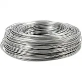Aluminiumdraht, rund, Dicke 2 mm, Silber, 100 m/ 1 Rolle