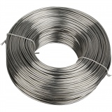 Aluminiumdraht, rund, Dicke 2 mm, Silber, 100 m/ 1 Rolle
