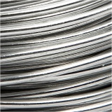 Aluminiumdraht, rund, Dicke 3 mm, Silber, 29 m/ 1 Rolle