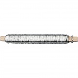 Blumendraht, Dicke 0,6 mm, Silber, 50 m/ 1 Rolle