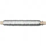 Blumendraht, Dicke 0,6 mm, Silber, 50 m/ 1 Rolle