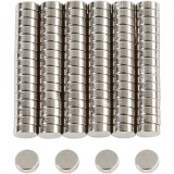 Power-Magnet ”NdFeB” , D 5 mm, Dicke 2 mm, 100 Stk/ 1 Pck