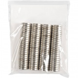 Power-Magnet ”NdFeB” , D 10 mm, Dicke 2 mm, 100 Stk/ 1 Pck