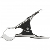 Bulldog-Klammer, B 7,5 cm, Silber, 6 Stk/ 1 Pck