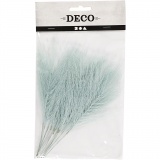 Künstliche Federn, L 15 cm, B 8 cm, Hellblau, 10 Stk/ 1 Pck