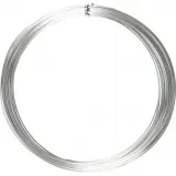 Aluminiumdraht, rund, Dicke 1 mm, Silber, 16 m/ 1 Rolle