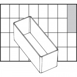 Einsetz-Box, Nr. A9-2, H 47 mm, Größe 109x39 mm, 1 Stk