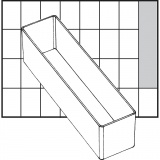 Einsetz-Box, H 47 mm, Größe 163x39 mm, 1 Stk