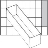 Einsetz-Box, A9-3, H 47 mm, Größe 163x39 mm, 1 Stk