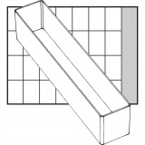 Einsetz-Box, Nr. A9-4, H 47 mm, Größe 218x39 mm, 1 Stk